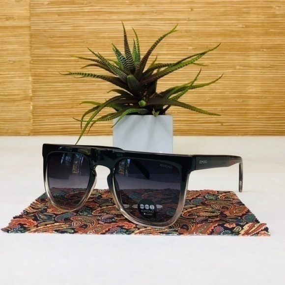 KOMONO Sunglasses Black Gray NEW - Picture 8 of 12